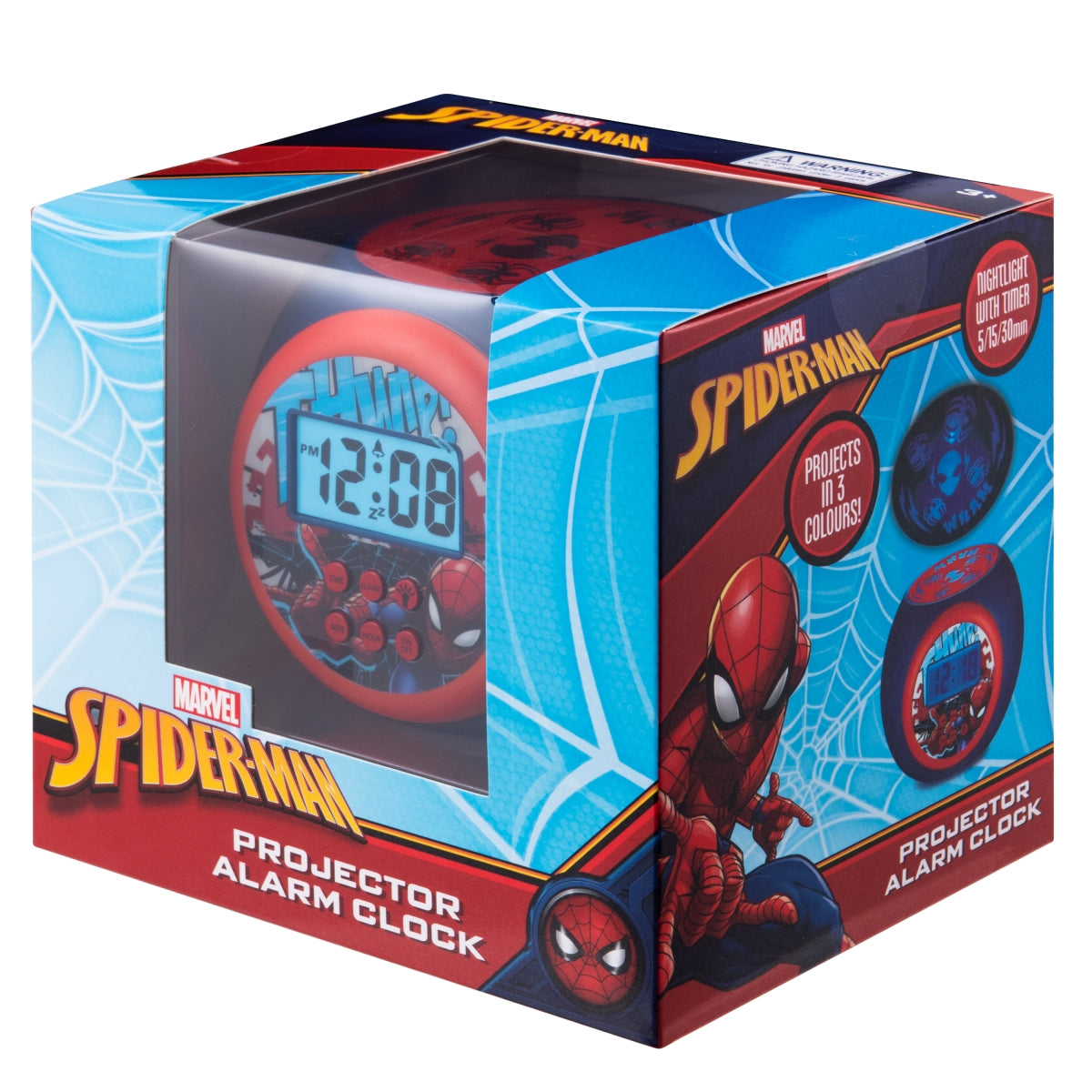 Projector Alarm Clock - Spiderman
