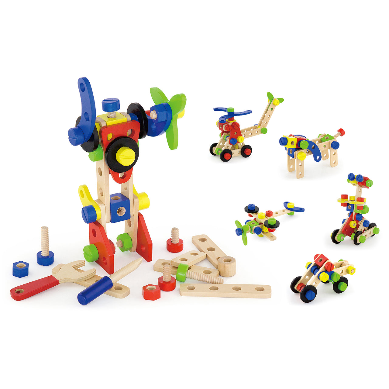 Construction Block Set - 68 pcs