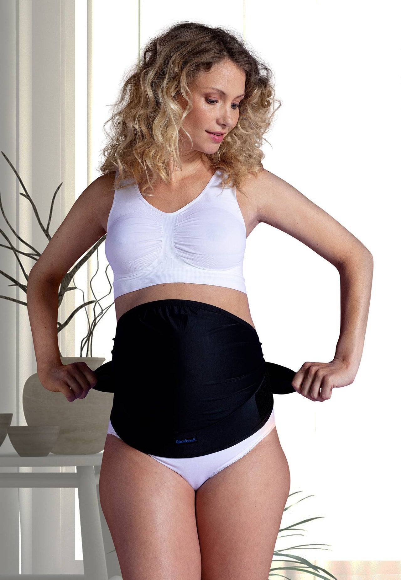 Adjustable Overbelly Support Belt Small to Medium - Black