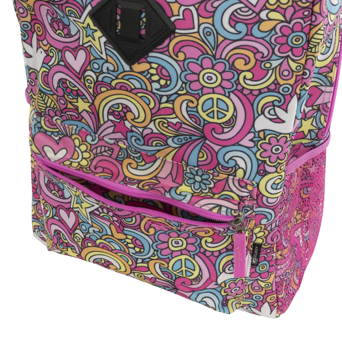 Quest Hippie 4 Piece BTS Backpack Combo - Pink