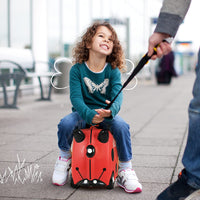 Thumbnail for Ride-on kids suitcase - Harley Ladybug