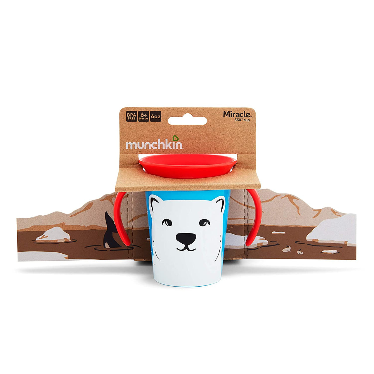 Munchkin Miracle 360 Trainer Cup - Wild Love Polar Bear