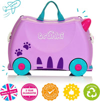 Thumbnail for Ride-on kids suitcase - Cassie Candy Cat
