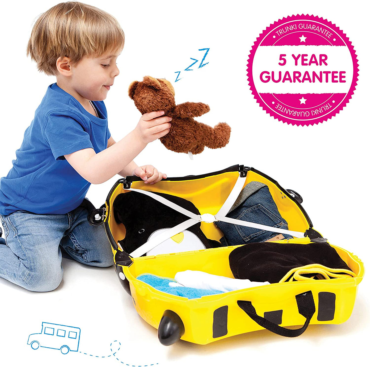 Ride-on kids suitcase - Bernard The Bee