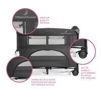 Thumbnail for 2-in-1 Camp Cot & Co Sleeper – Dark Grey