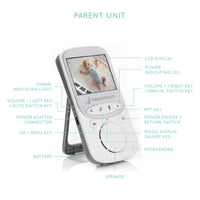 Thumbnail for BabyWombWorld Video Baby Monitor with 2 Cameras, Audio & Night Vision
