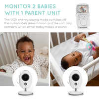 Thumbnail for BabyWombWorld Video Baby Monitor with 2 Cameras, Audio & Night Vision