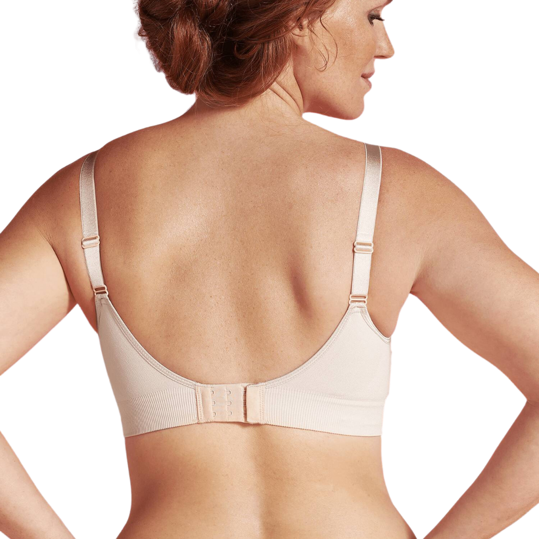 Seamless Adjustable Maternity and Nursing Bra - Honey