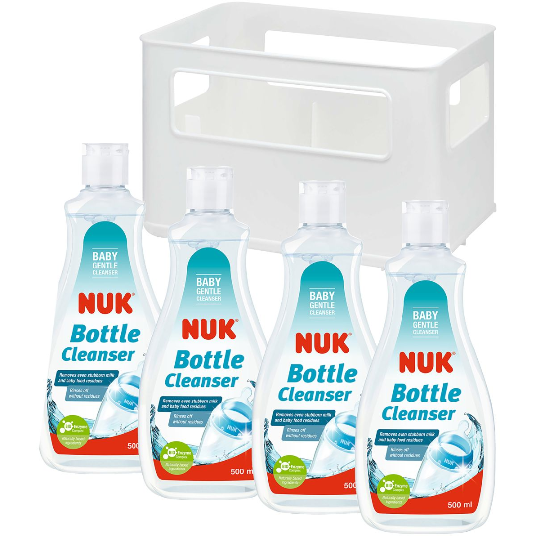 4x 500ml Bottle Cleansers with Free Crate