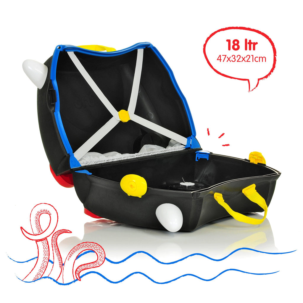 Ride-on kids suitcase - Pedro The Pirate Ship