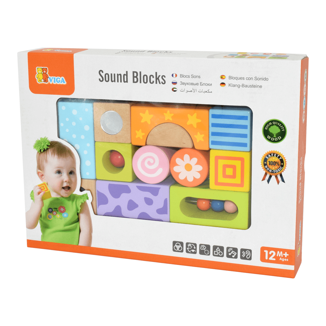 Wooden Sensory Sound Blocks