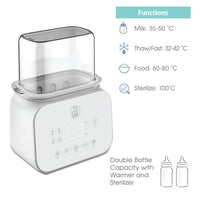 Thumbnail for Baby Bottle Sterilizer and Warmer with Light