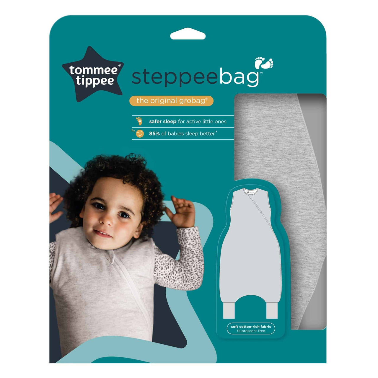Tommee Tippee Steppee Bag - Grey Marl 2.5T