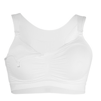 Thumbnail for Seamless Adjustable Drop Cup Bra - White