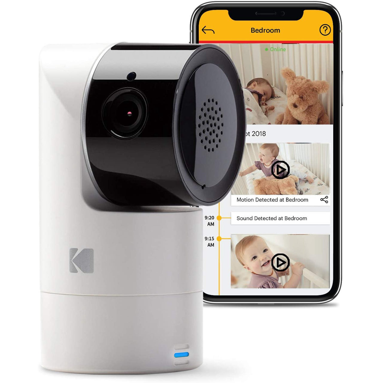 Kodak C125 Smart Video Baby Camera Wifi