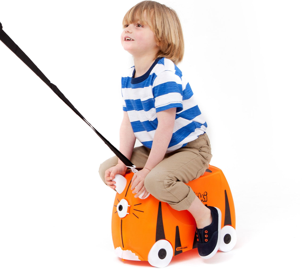 Ride-on kids suitcase - Tiger Tipu