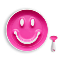 Thumbnail for Munchkin Smile & Scoop Plate - Pink