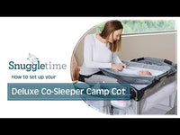 Quilted Co-Sleeper Camp Cot includes Dome Mosquito Net