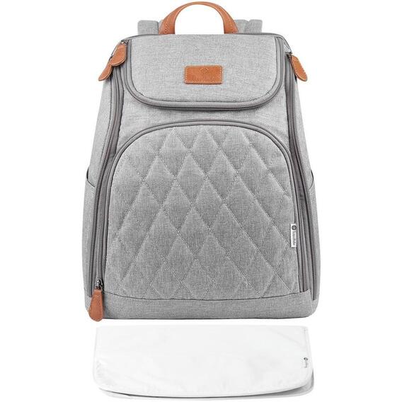 Totes Babe Montana Diaper Backpack - Grey