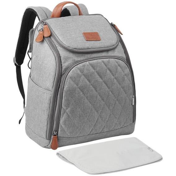Totes Babe Montana Diaper Backpack - Grey