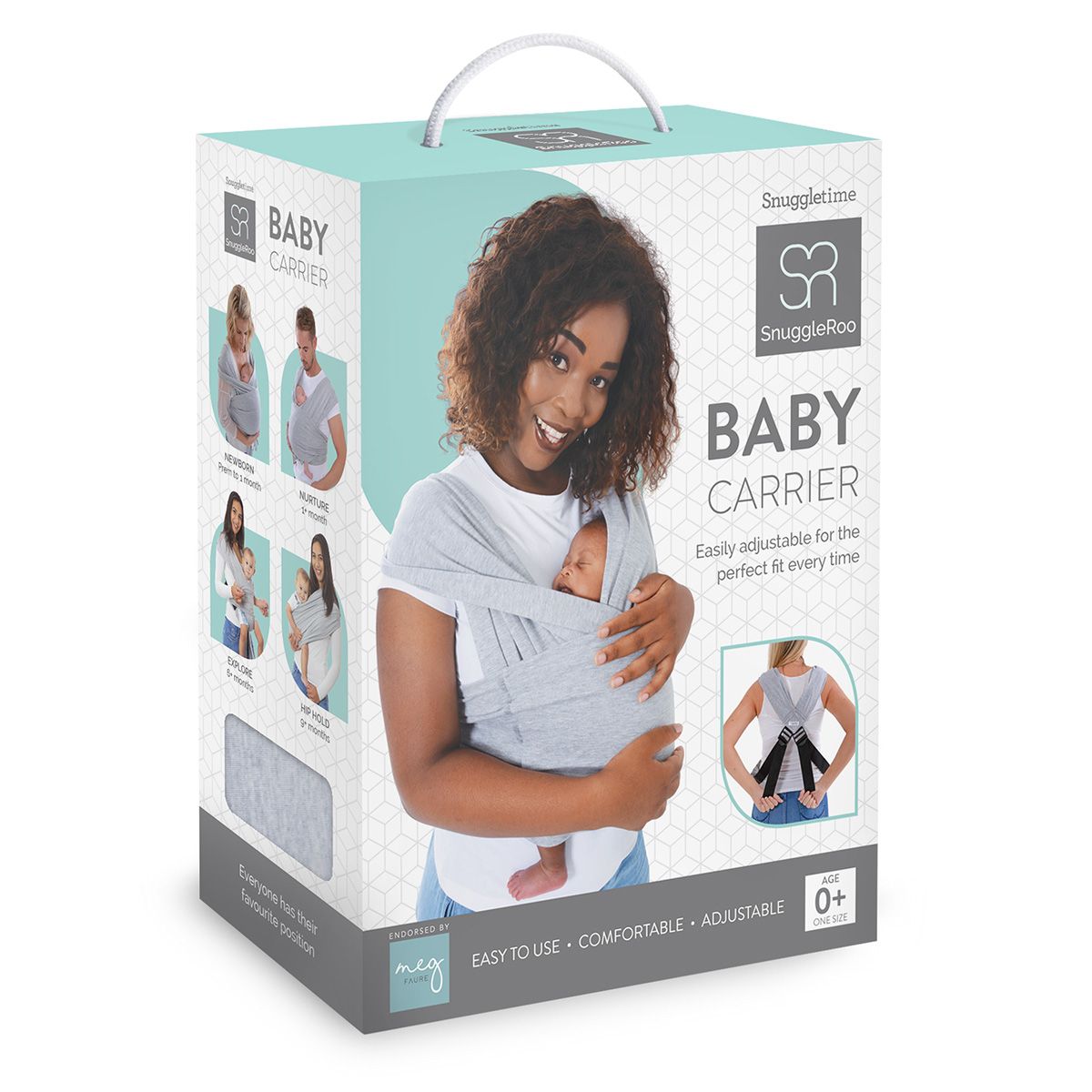 Snuggleroo Baby Carrier - Grey