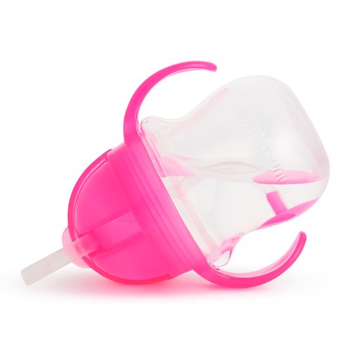Munchkin Click Lock Weighted Flip Straw Cup 296ml - Pink