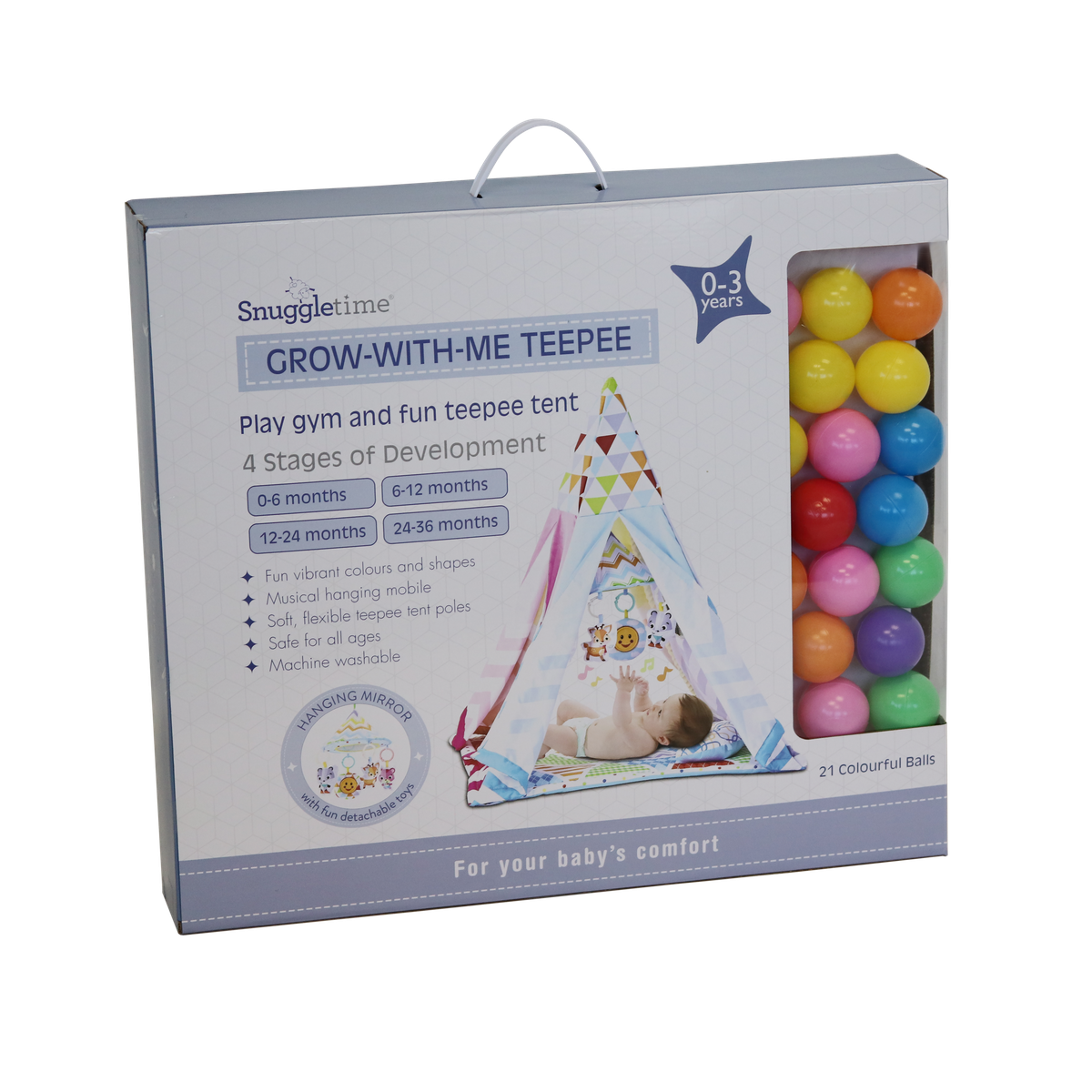 Grow-with-Me Teepee Activity Play Tent