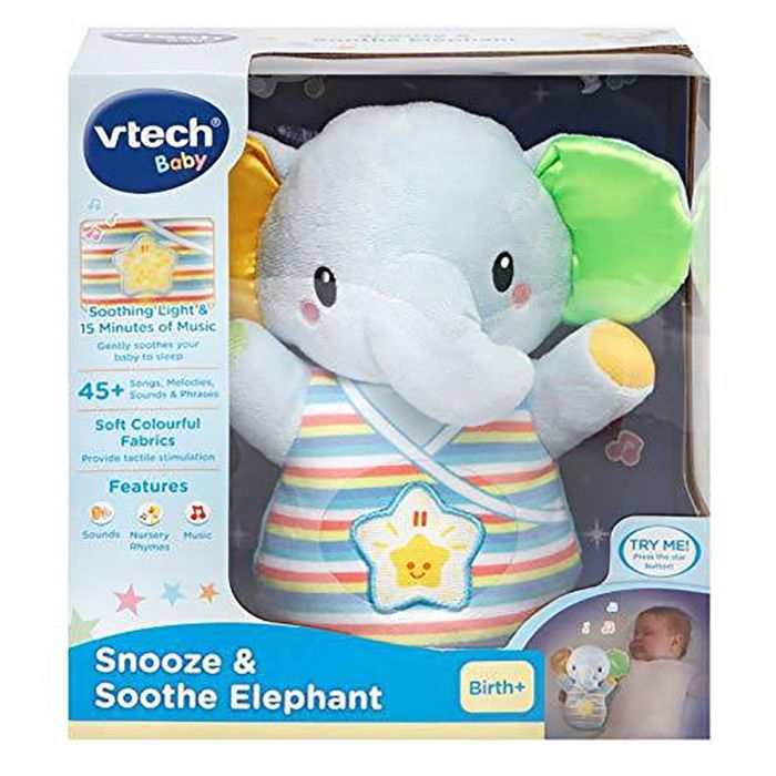 Snooze & Soothe Blue Elephant