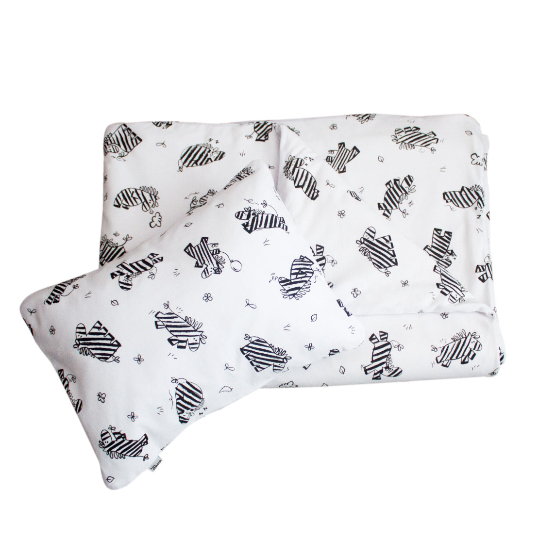 Duvet Cover and Pillowcase - Zebra
